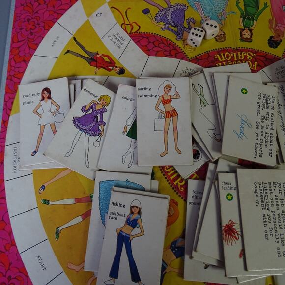 1969 What Shall I Wear Board Game Selchow & Righter - Picture 3 of 13